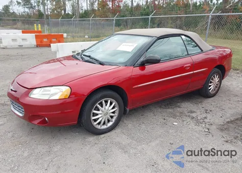 2002 Chrysler Sebring Lxi from USA, damaged, VIN 1C3EL55R22N106557